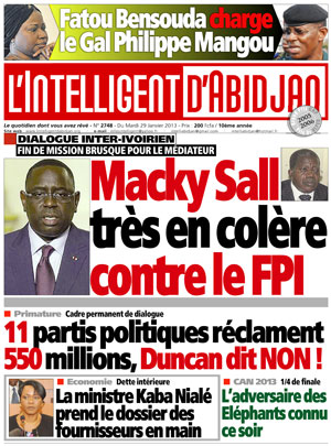 L’intelligent d’Abidjan N° 2748