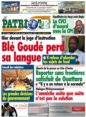 Le Patriote N° 3957