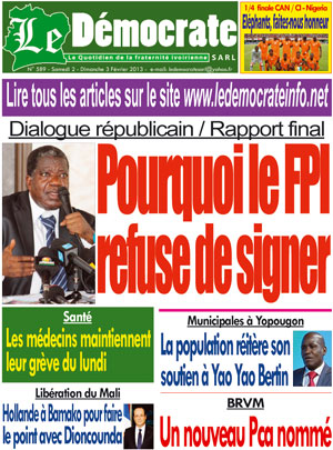 Le Democrate N° 589