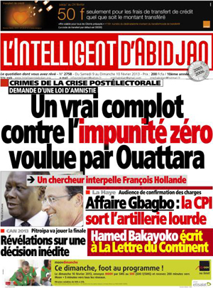 L’intelligent d’Abidjan N° 2758