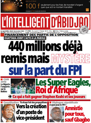 L’intelligent d’Abidjan N° 2759