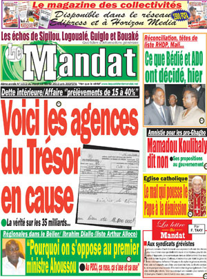 Le Mandat N° 1013