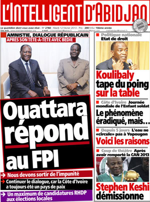 L’intelligent d’Abidjan N° 2760