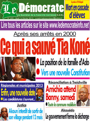 Le Democrate N° 599