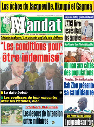 Le Mandat N° 1021