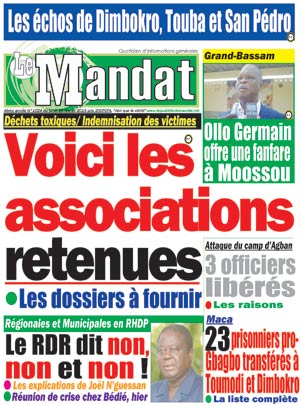 Le Mandat N° 1024