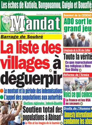 Le Mandat N° 1026
