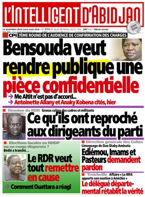 L’intelligent d’Abidjan N° 2773