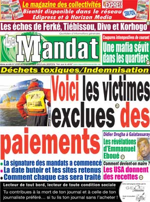 Le Mandat N° 1030