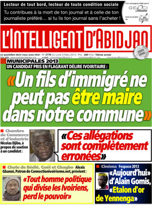 L’intelligent d’Abidjan N° 2776