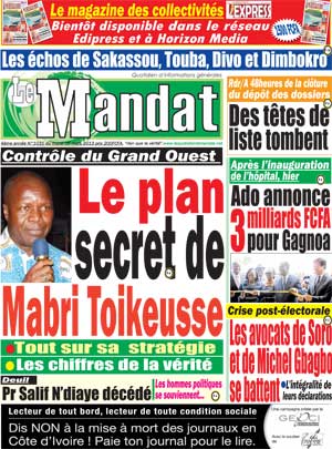 Le Mandat N° 1031