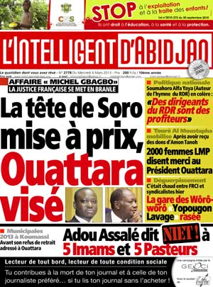 L’intelligent d’Abidjan N° 2778