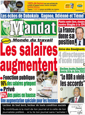 Le Mandat N° 1034