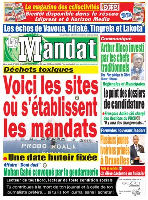 Le Mandat N° 1035