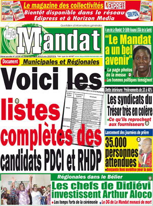 Le Mandat N° 1036