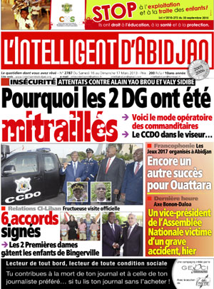 L’intelligent d’Abidjan N° 2787
