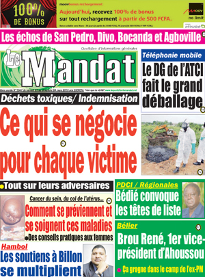 Le Mandat N° 1047