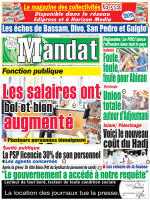 Le Mandat N° 1049