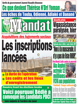 Le Mandat N° 1050