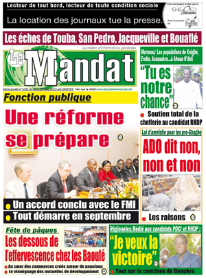 Le Mandat N° 1051