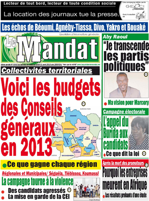 Le Mandat N° 1053