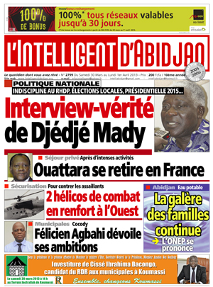 L’intelligent d’Abidjan N° 2799