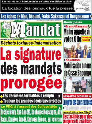 Le Mandat N° 1054