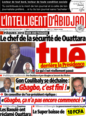 L’intelligent d’Abidjan N° 2800