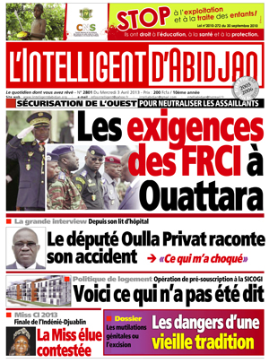 L’intelligent d’Abidjan N° 2801