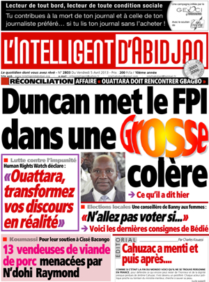 L’intelligent d’Abidjan N° 2803