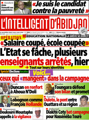 L’intelligent d’Abidjan N° 2806