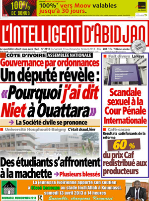 L’intelligent d’Abidjan N° 2810