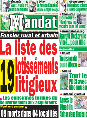 Le Mandat N° 1065