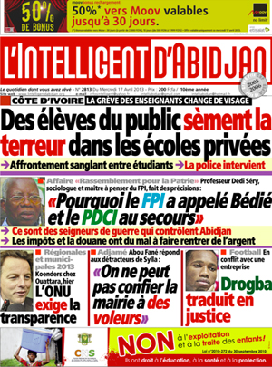 L’intelligent d’Abidjan N° 2813