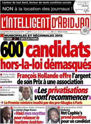 L’intelligent d’Abidjan N° 2814