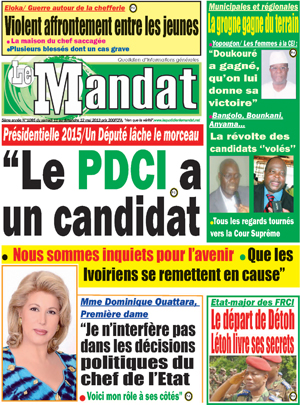 Le Mandat N° 1085
