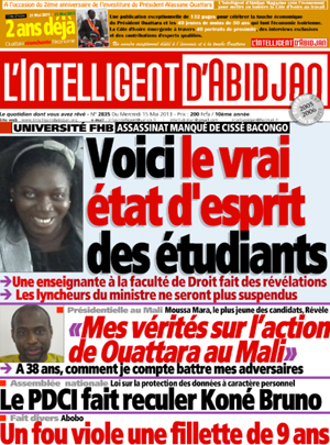 L’intelligent d’Abidjan N° 2835