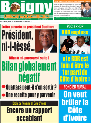 Boigny Express N° 116