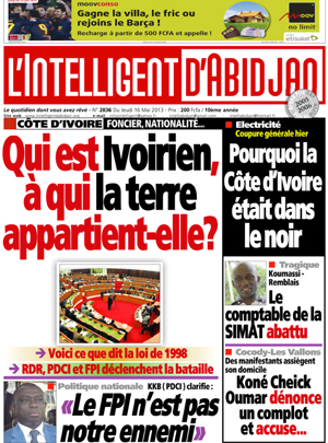 L’intelligent d’Abidjan N° 2836