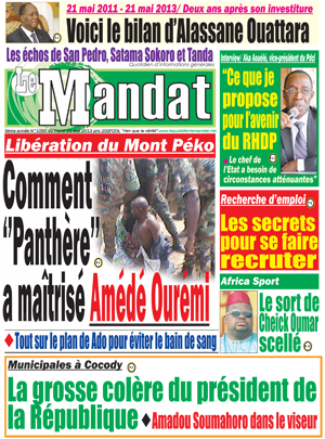 Le Mandat N° 1092