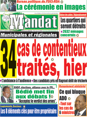 Le Mandat N° 1095