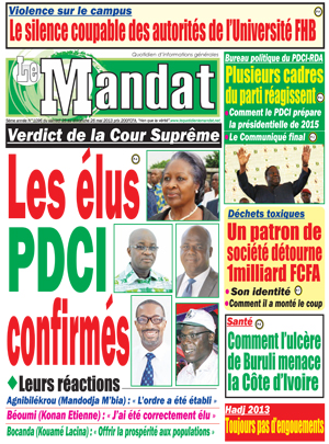 Le Mandat N° 1096
