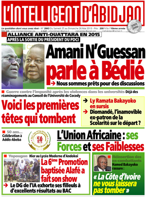 L’intelligent d’Abidjan N° 2843