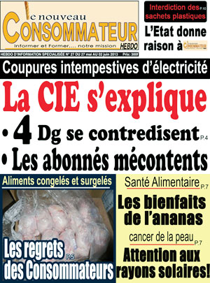Le Nouveau Consommateur Hebdo N° 27