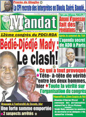 Le Mandat N° 1098