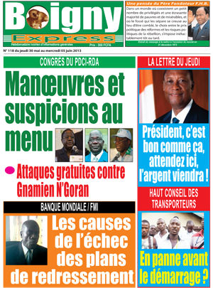 Boigny Express N° 118