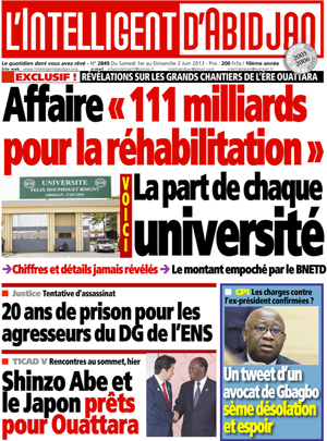 L’intelligent d’Abidjan N° 2849