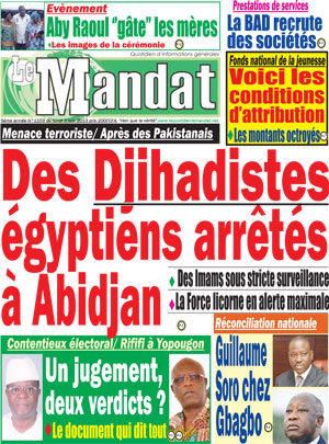 Le Mandat N° 1103