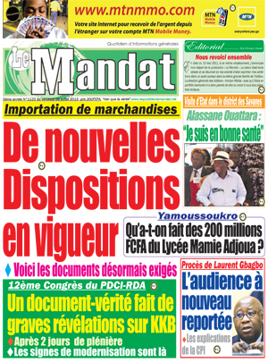Le Mandat N° 1131