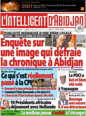 L’intelligent d’Abidjan N° 2852